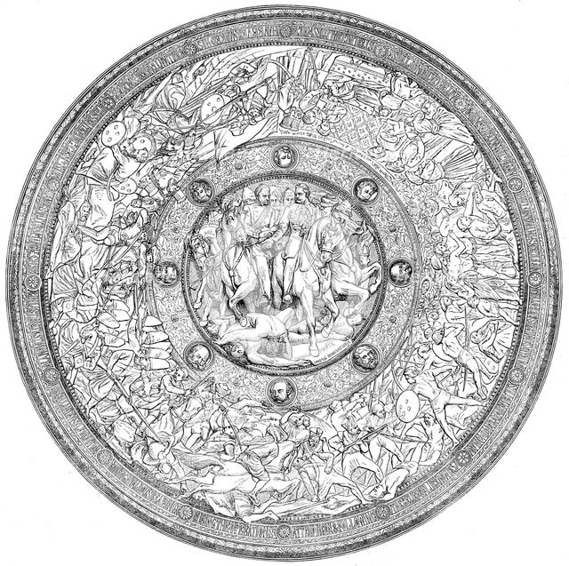 The International Exhibition:  the Outram Shield, 1862. Creator: Unknown.