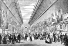 The International Exhibition: view of the English Picture-Gallery, looking west, 1862. Creator: Unknown