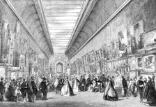 The International Exhibition: view of the English Picture-Gallery, looking west, 1862. Creator: Unknown