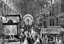 The International Exhibition: view of the Nave looking east..., 1862. Creator: Mason Jackson