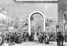 The International Exhibition: view of the Picture-Gallery, looking east, 1862. Creator: Unknown