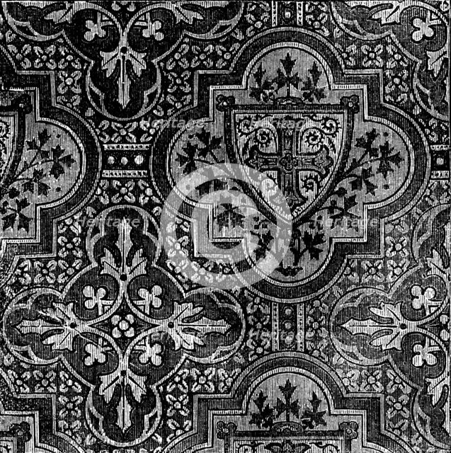 The International Exhibition - Wallpaper by Messrs. Scott, Cuthbertson and Co., 1862. Creator: Unknown.