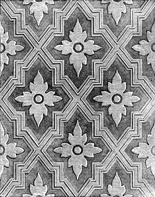 The International Exhibition - Wallpaper by Messrs. Scott, Cuthbertson and Co., 1862. Creator: Unknown