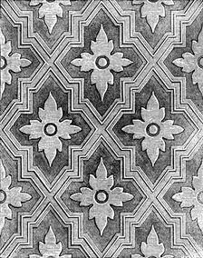 The International Exhibition - Wallpaper by Messrs. Scott, Cuthbertson and Co., 1862. Creator: Unknown