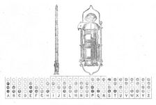 The International Exhibition: Ward's night-signal telegraph, 1862. Creator: Unknown