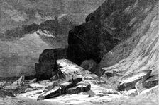 The International Exhibition: "Western Coast of the Island of Heligoland", by Hermann Eschke, 1862. Creator: Smyth