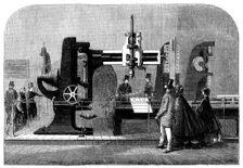The International Exhibition - Whitworth's self-acting radial, drilling-machine, etc., 1862. Creator: Unknown