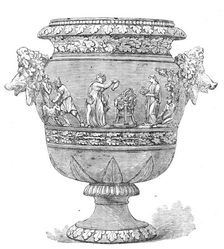 The International Exhibition: a vase by Wedgwood and Co., Etruria, 1862. Creator: Unknown