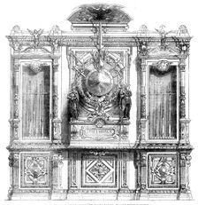 The International Exhibition: armoury, or porte-fusils, by Jules Fossey, in the French Court, 1862. Creator: Unknown