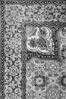 The International Exhibition: Axminster carpet by Lapworth Brothers, 1862. Creator: Unknown