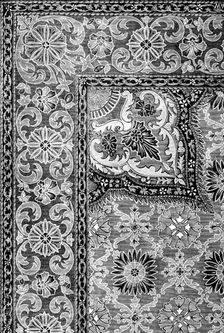 The International Exhibition: Axminster carpet by Lapworth Brothers, 1862. Creator: Unknown