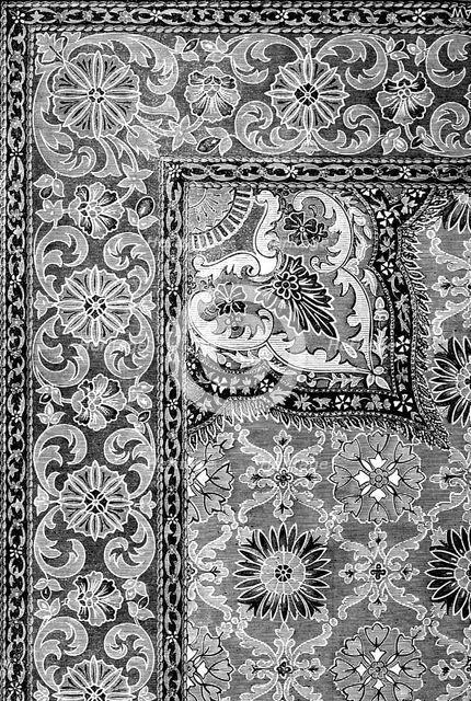 The International Exhibition: Axminster carpet by Lapworth Brothers, 1862. Creator: Unknown.