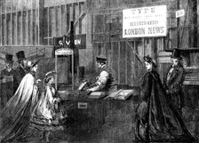 The International Exhibition: Besley's type-casting machine..., 1862. Creator: Unknown