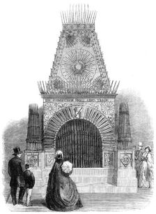 The International Exhibition: Birmingham Smallarms Trophy, 1862. Creator: Unknown