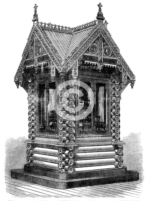 The International Exhibition: brush trophy in the Russian Court, 1862. Creator: Unknown.