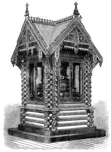The International Exhibition: brush trophy in the Russian Court, 1862. Creator: Unknown
