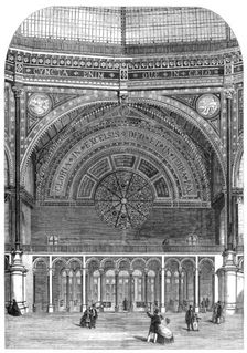 The International Exhibition Building: west portion of the Western Dome, 1862. Creator: Unknown