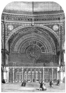 The International Exhibition Building: west portion of the Western Dome, 1862. Creator: Unknown