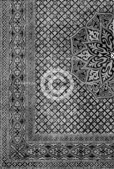 The International Exhibition: carpet by Woodward Brothers and Co., 1862. Creator: Unknown.