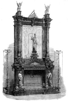 The International Exhibition - chimneypiece in the Nave..., 1862. Creator: Unknown