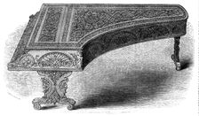 The International Exhibition: concert grand pianoforte, by Kirkman and Son, in the Indian..., 1862. Creator: Harvey Orrin Smith