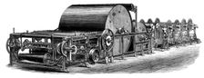 The International Exhibition - cotton manufacture: Harrison's sizing-machine, 1862. Creator: Unknown