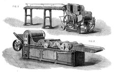 The International Exhibition - cotton manufacture: machinery of Platt Brothers, Oldham, 1862. Creator: Unknown