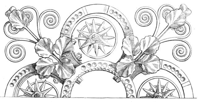 The International Exhibition: detail of the grille from the Hereford Screen, 1862. Creator: Unknown.