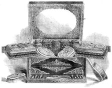 The International Exhibition: dressing-case by Messrs. Howell, James, and Co., of Regent-street,1862 Creator: Unknown