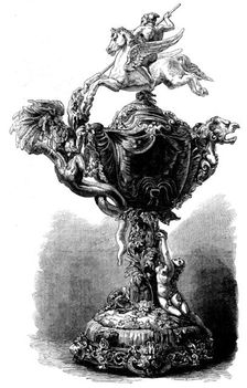 The International Exhibition - enamelled cup, by Harry Emanuel, 1862. Creator: Unknown