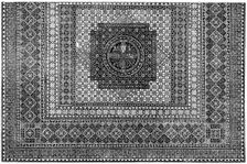 The International Exhibition: floorcloth, by Messrs. Hare and Co., of Bristol, 1862. Creator: Unknown