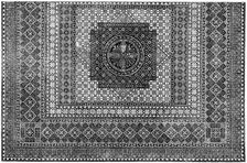 The International Exhibition: floorcloth, by Messrs. Hare and Co., of Bristol, 1862. Creator: Unknown