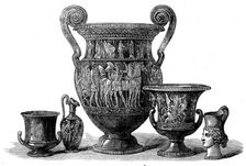 The International Exhibition: Group of porcelain articles by Sir James Duke and Nephews, 1862. Creator: Unknown