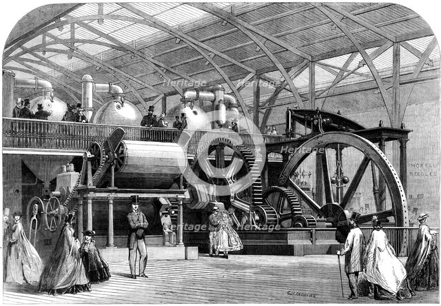 The International Exhibition: Great Sugar-Mill, by Mirrlees and Tait, of Glasgow, 1862. Creator: Unknown.