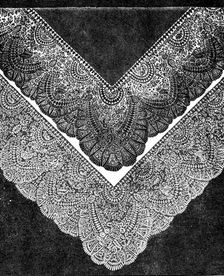 The International Exhibition: grenadine crepe lace, by Messrs. Reckless and Hickling, 1862. Creator: Unknown