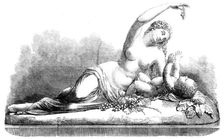 The International Exhibition: "Ino and Bacchus", marble group by J. H. Foley, R.A., 1862. Creator: E. Skill