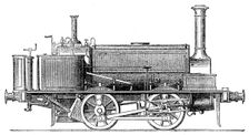 The International Exhibition: locomotive tank-engine, by Manning, Wardle and Co..., 1862. Creator: Unknown