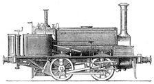 The International Exhibition: locomotive tank-engine, by Manning, Wardle and Co..., 1862. Creator: Unknown