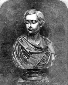 The International Exhibition: marble bust of His Royal Highness the Prince of Wales..., 1862. Creator: Robert Paterson