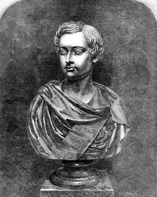 The International Exhibition: marble bust of His Royal Highness the Prince of Wales..., 1862. Creator: Robert Paterson