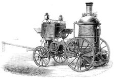 The International Exhibition: Merryweather and Son's patent steam fire-engine, 1862. Creator: Unknown