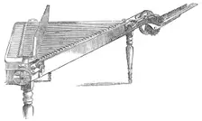 The International Exhibition: Mitchel's type-composing machine, 1862. Creator: Unknown