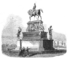 The International Exhibition: monument of Charles Albert, the late King of Piedmont..., 1862. Creator: Unknown
