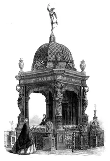 The International Exhibition: Mr. Harry Emanuel's Trophy, 1862. Creator: Unknown