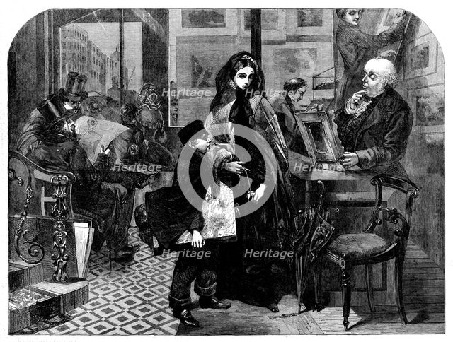 The International Exhibition - "Nameless and Friendless", by Miss Osborn, 1862. Creator: Unknown.