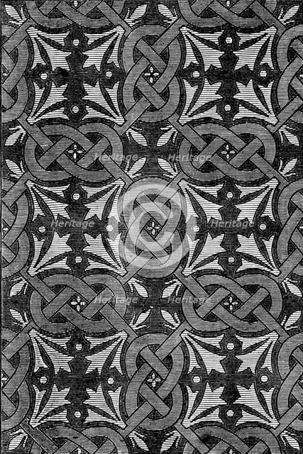 The International Exhibition: painted decoration by T. Kershaw, of Baker-street, 1862. Creator: Unknown.