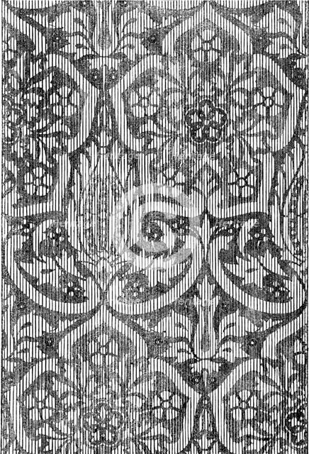 The International Exhibition: painted decoration by T. Kershaw, of Baker-street, 1862. Creator: Unknown.
