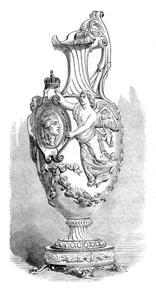 The International Exhibition: porcelain from the Royal Factory at Berlin, 1871. Creator: Unknown