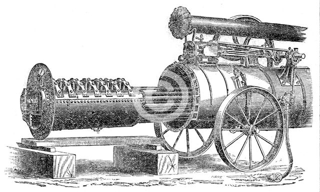 The International Exhibition: Ransome and Sims' ten-horse power engine, 1862. Creator: Unknown.