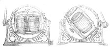 The International Exhibition: Robinson's cask-cleaning machine, 1862. Creator: Unknown